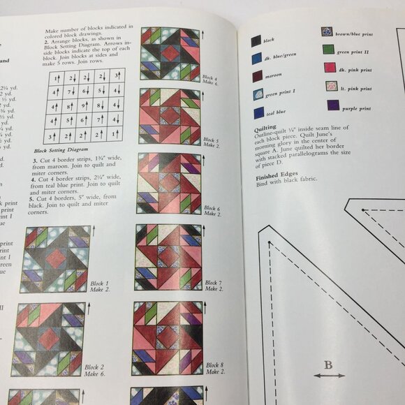 Great American Quilts 1989 Sandra O'Brien Samplers Traditions Examples Hardbound - Picture 8 of 15